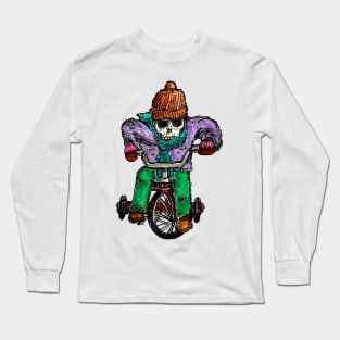 Skullboy on tricycle Long Sleeve T-Shirt